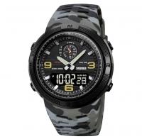 Часы наручные Skmei мужские электронные спортивные 1655gray-camo-black