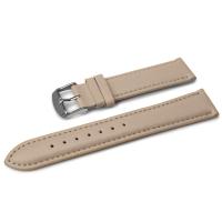 Ремешок для часов натуральная кожа серый 20 мм C10-20grey