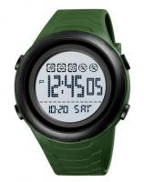 Часы наручные Skmei мужские электронные спортивные 1674army-green-white