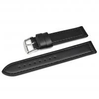Ремешок для часов натуральная кожа черный 18 мм C22-18black-XL