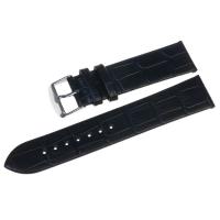 Ремешок для часов натуральная кожа черный 18 мм C25-18black