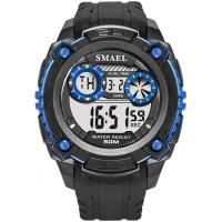 Часы наручные Smael электронные SM1390black-blue