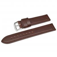 Ремешок для часов натуральная кожа темно-коричневый 22 мм C22-22dark-brown-XL