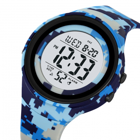 Часы наручные Skmei мужские электронные спортивные 2093blue-camo