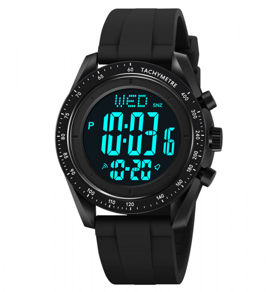 Часы наручные Skmei мужские электронные спортивные 2045black-black