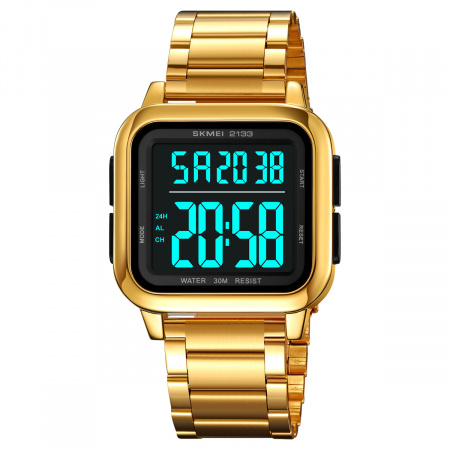 Часы наручные Skmei мужские электронные 2133gold