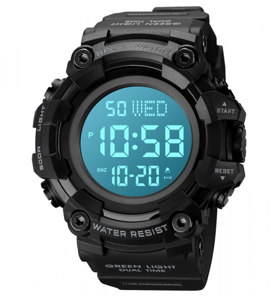 Часы наручные Skmei мужские электронные спортивные 1968black-white