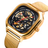 Часы наручные Skmei мужские механические с автоподзаводом 9184gold-black