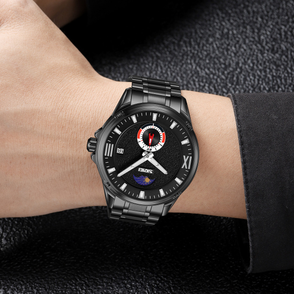 Часы наручные Skmei мужские кварцевые 9326black-black