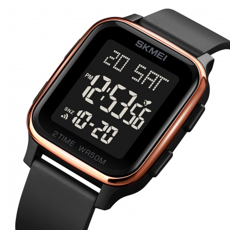 Часы наручные Skmei мужские электронные спортивные 1858rose-gold