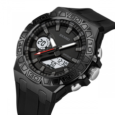 Часы наручные Skmei мужские электронные спортивные 2276black-white