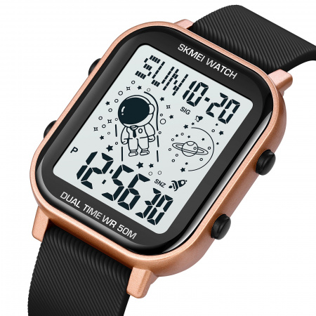 Часы наручные Skmei мужские электронные спортивные 1971rose-gold