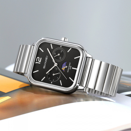 Часы наручные Skmei мужские кварцевые 2509silver-black