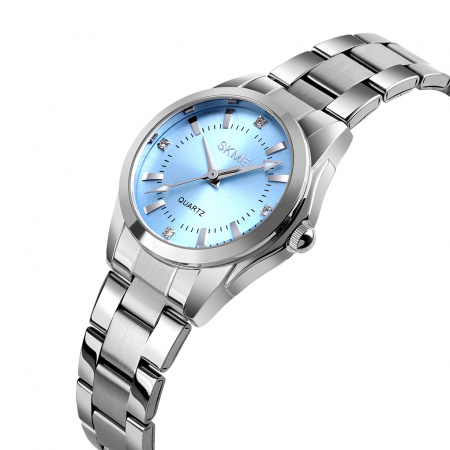 Часы наручные Skmei женские кварцевые 1620silver-blue