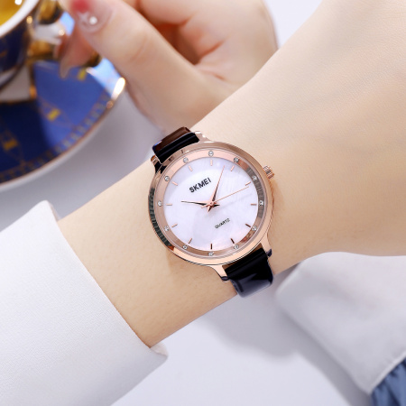 Часы наручные Skmei женские кварцевые 2170rose-gold-black