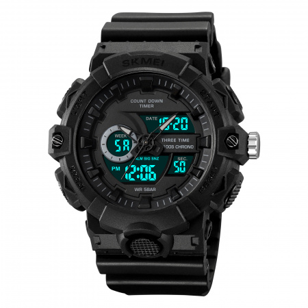 Часы наручные Skmei мужские электронные спортивные 2225black