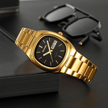 Часы наручные Skmei женские кварцевые 2420gold-black