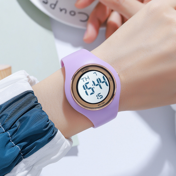 Часы наручные Skmei женские электронные спортивные 2026purple