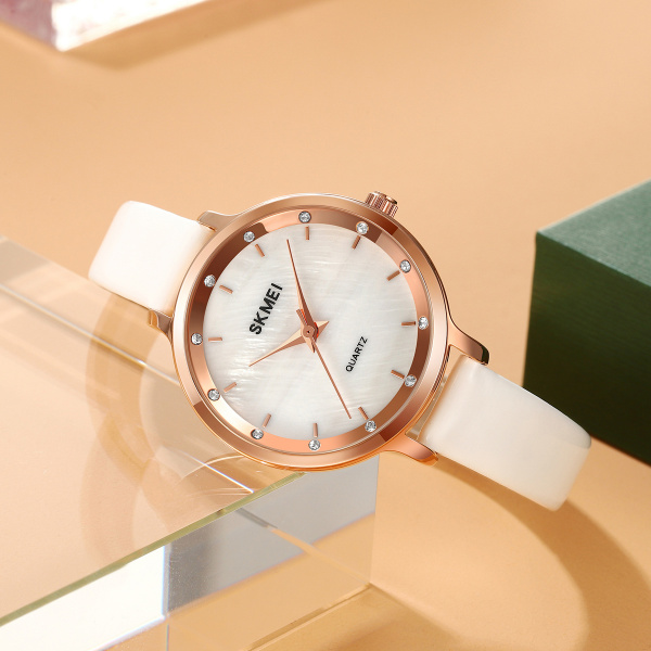 Часы наручные Skmei женские кварцевые 2170rose-gold-white