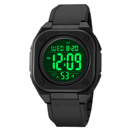 Часы наручные Skmei мужские электронные спортивные 2160black-black