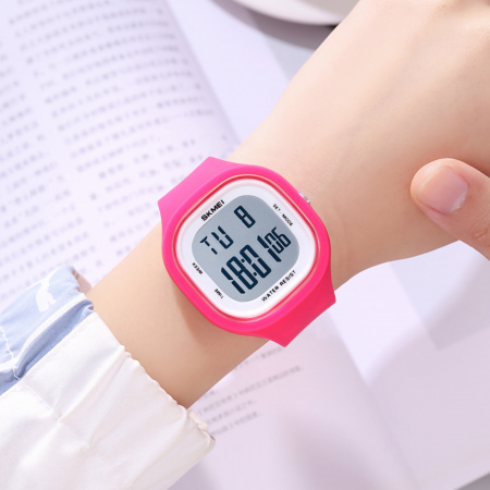 Часы наручные Skmei женские электронные спортивные 2290rose-red