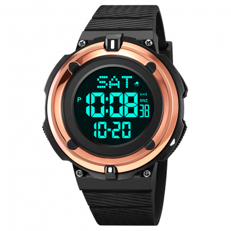 Часы наручные Skmei мужские электронные спортивные 2010rose-gold