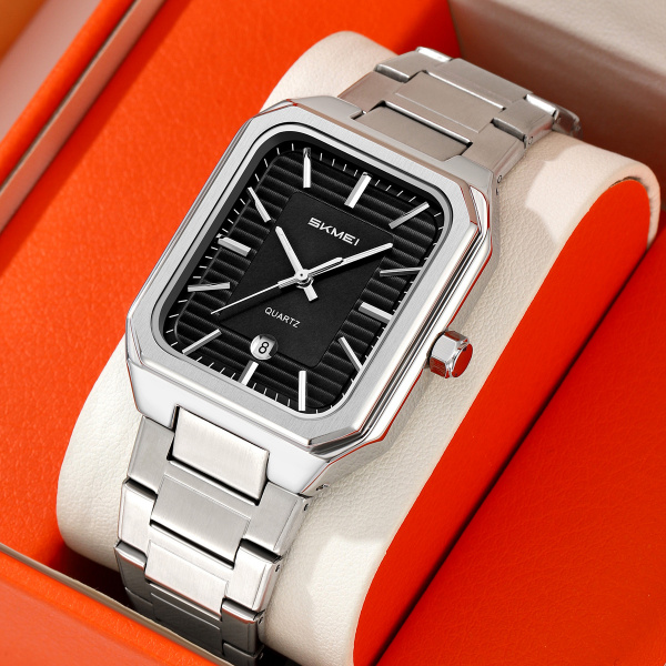 Часы наручные Skmei мужские кварцевые 9373silver-black