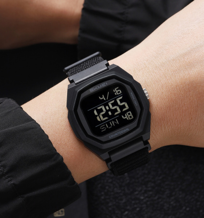 Часы наручные Skmei мужские электронные спортивные 2495black