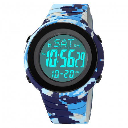 Часы наручные Skmei мужские электронные спортивные 2152blue-camo