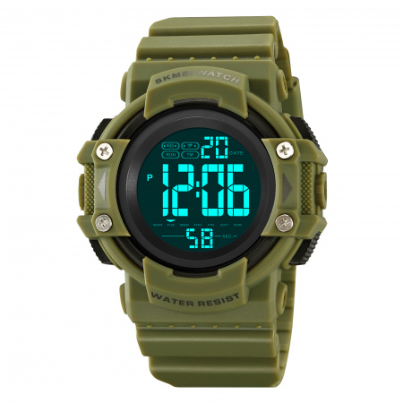 Часы наручные Skmei мужские электронные спортивные 2195army-green