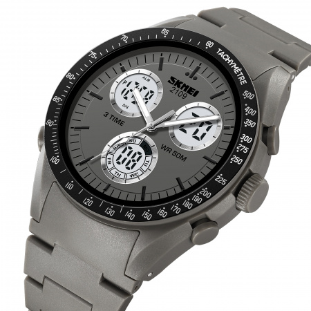 Часы наручные Skmei мужские электронные спортивные 2109dark-grey