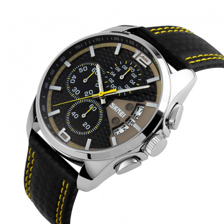 Часы наручные Skmei мужские кварцевые 9106cl-yellow
