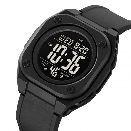 Часы наручные Skmei мужские электронные спортивные 2160black-black