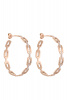 Серьги кольца в виде цепей 5024-3 DK