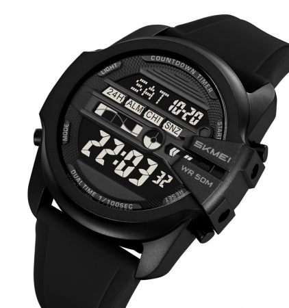 Часы наручные Skmei мужские электронные спортивные 2442black