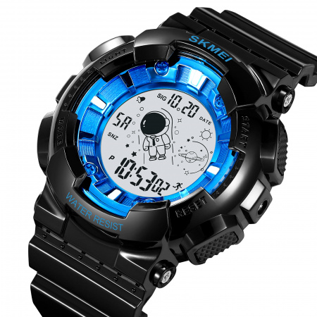 Часы наручные Skmei мужские электронные спортивные 2035black-blue-white