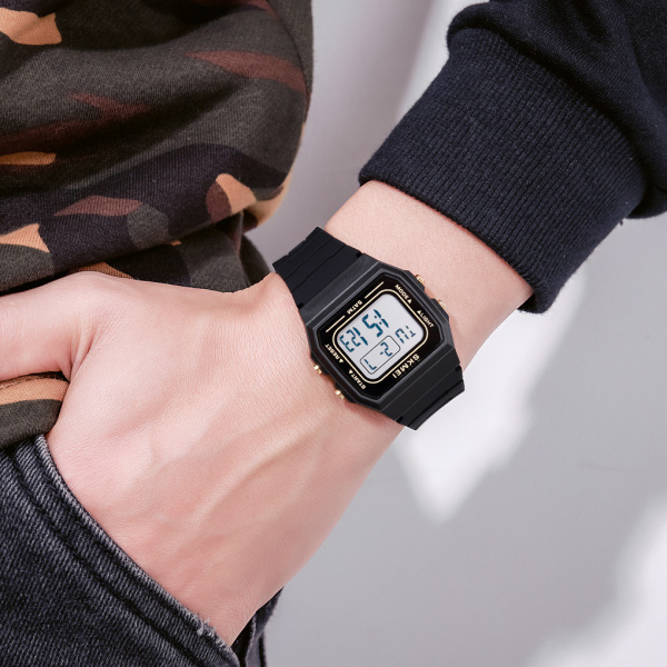 Часы наручные Skmei мужские электронные 1683black-white