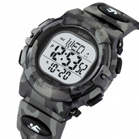 Часы наручные Skmei мужские электронные спортивные 2164gray-camo
