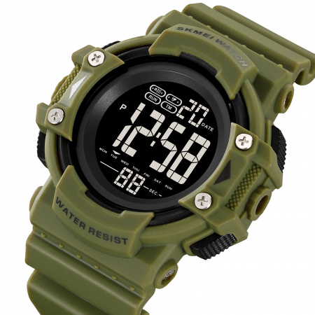 Часы наручные Skmei мужские электронные спортивные 2195army-green