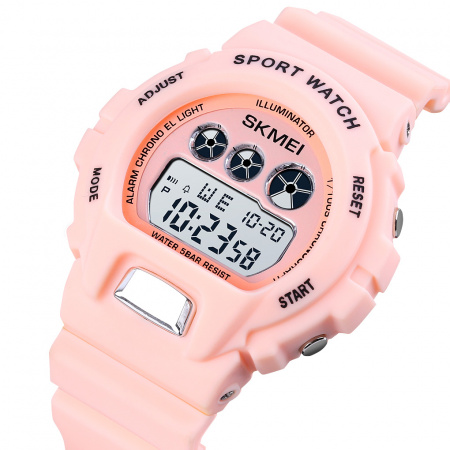 Часы наручные Skmei женские электронные спортивные 1775pink