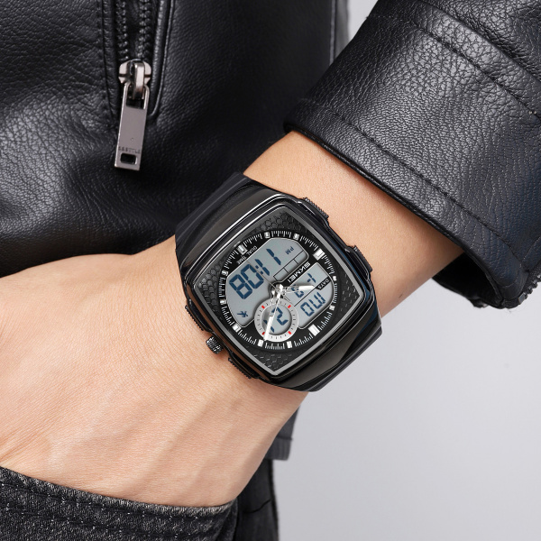 Часы наручные Skmei мужские электронные спортивные 2530black-white