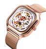 Часы наручные Skmei мужские механические с автоподзаводом 9184rose-gold