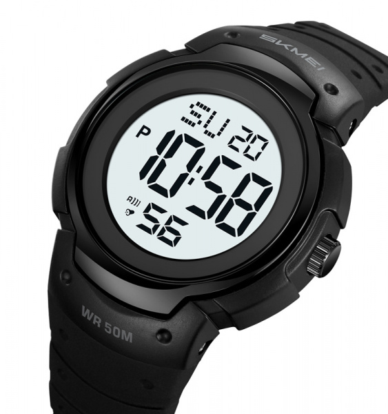 Часы наручные Skmei мужские электронные спортивные 2527black-white