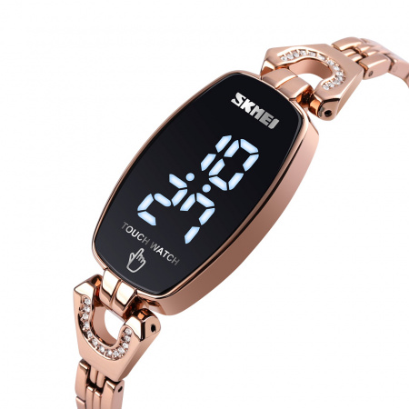 Часы наручные Skmei женские электронные 1588rose-gold