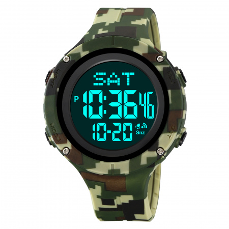 Часы наручные Skmei мужские электронные спортивные 2159green-camo