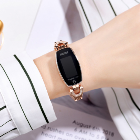 Часы наручные Skmei женские электронные 1588rose-gold