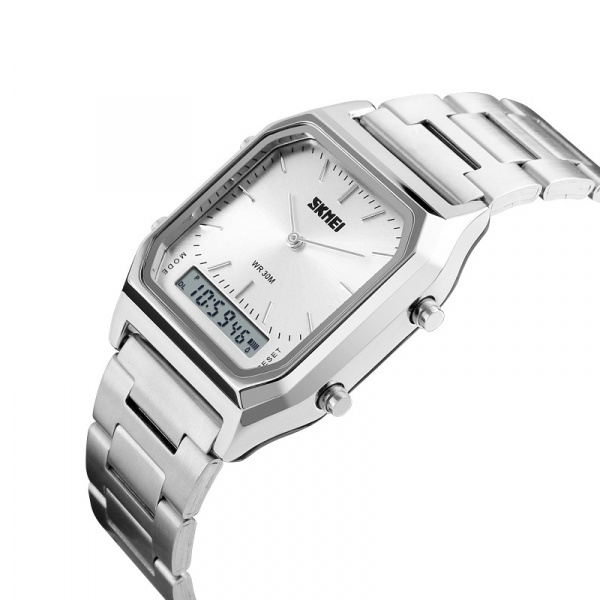 Часы наручные Skmei мужские электронные 1220silver