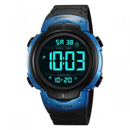 Часы наручные Skmei мужские электронные спортивные 2304black-blue