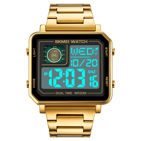 Часы наручные Skmei мужские электронные 2033gold
