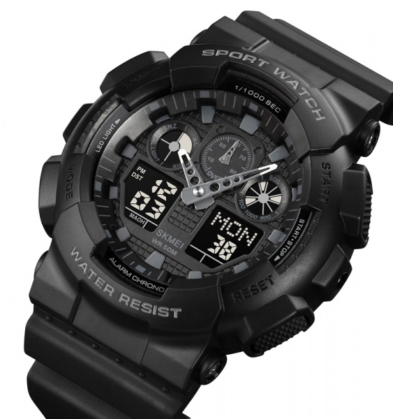 Часы наручные Skmei мужские электронные спортивные 1832black